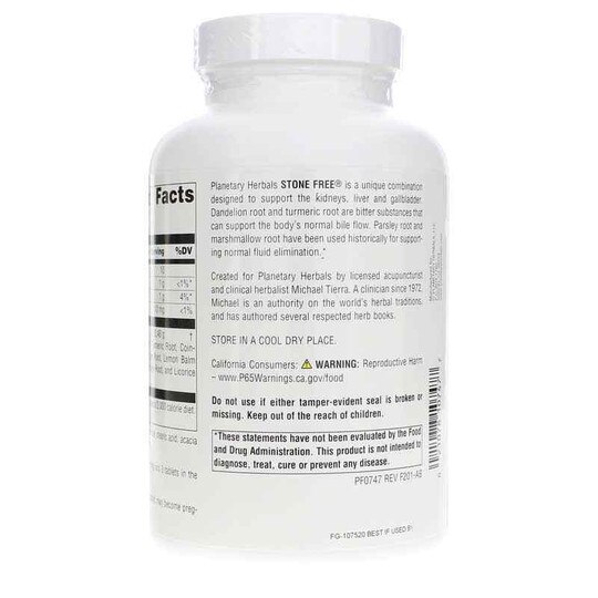 Stone Free 820 Mg, PLH